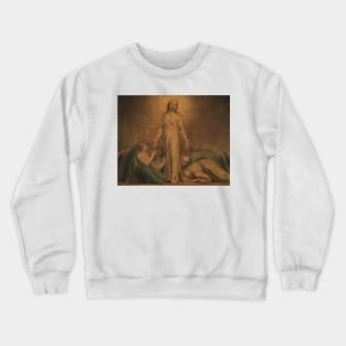 Christ Appearing to the Apostles after the Resurrection by William Blake Crewneck Sweatshirt